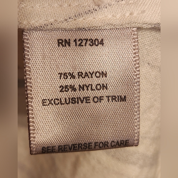 John Mark Cream and Blue Button Down Shirt - Picture 5 of 7